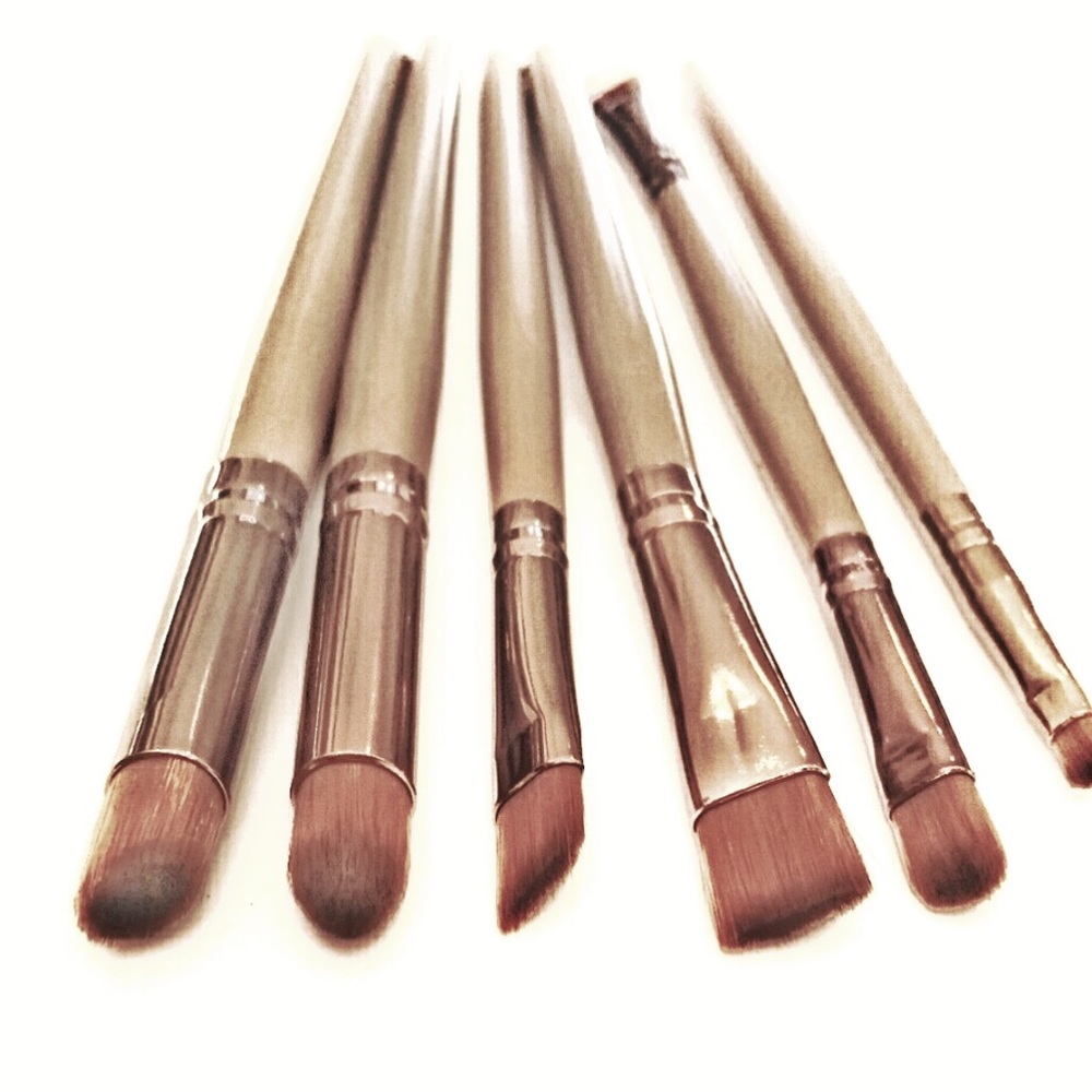 NEW Perfect Set of 6 Eye & Lip Make-up Brushes